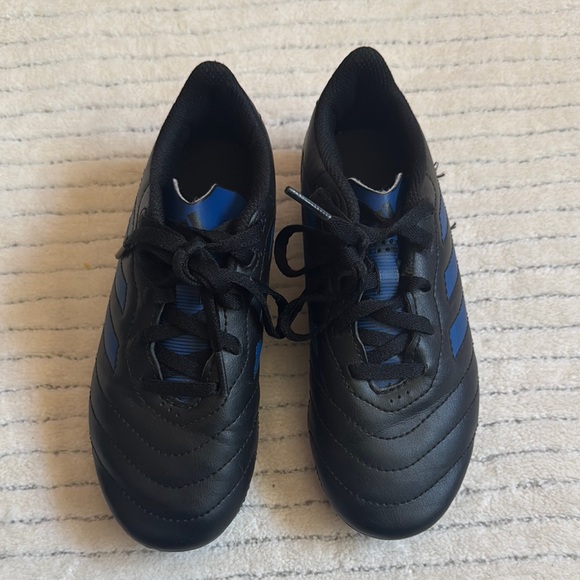 adidas Other - Kids Black and Blue Adidas Soccer Cleats